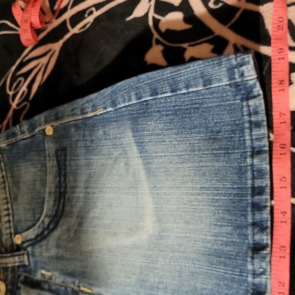 WAS $25  Women's MED  Denim MINI Skirt Condition New - Picture 6 of 14
